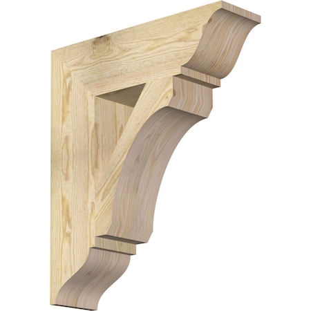 Ekena Millwork Legacy Traditional Rough Sawn Bracket, Douglas Fir, 6"W x 22"D x 26"H BKT06X22X26LEC01RDF